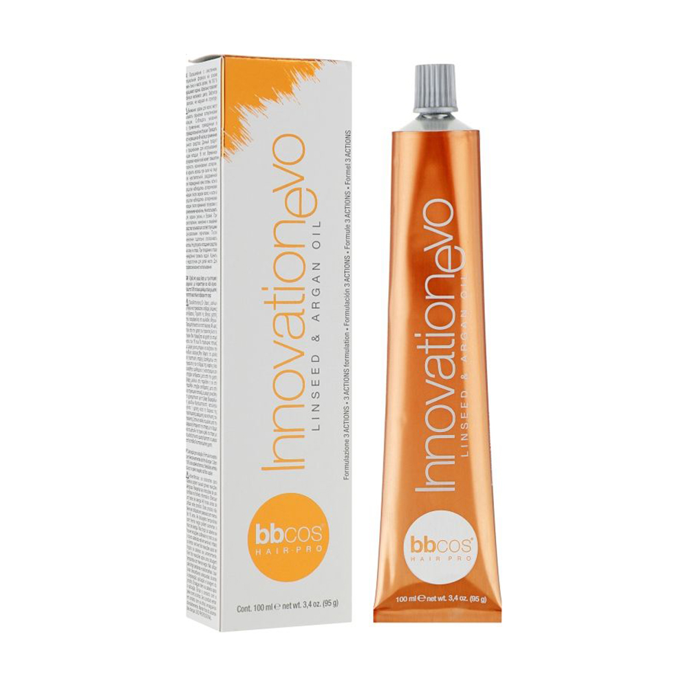 Перманентна фарба для волосся BBcos InnovationEvo Hair Color Cream, 5/07 Каштановий світлий тютюновий, 100 мл